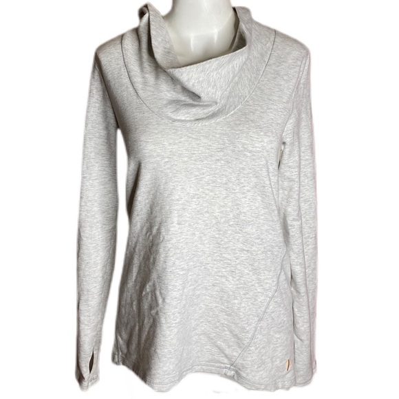 Lucy Gray Cowl Neck Hoodie in Heathered Gray Size Small - Picture 2 of 7